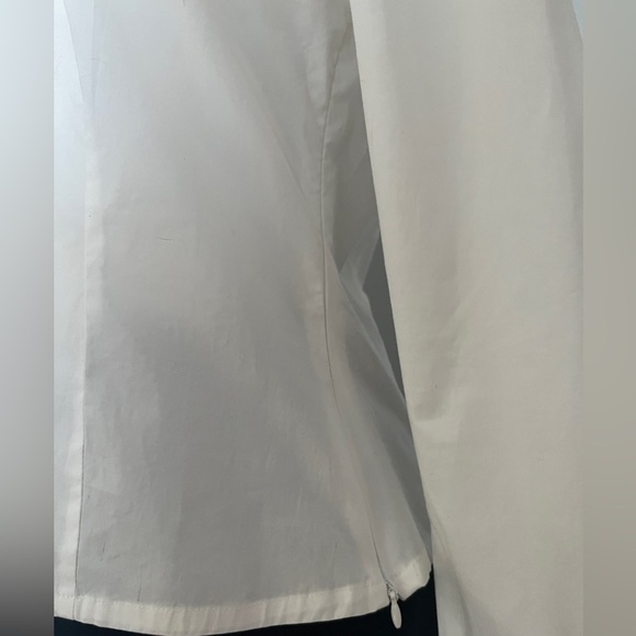 Vintage Cache Y2K Jacobite White Long  Sleeve Wide Collared Shirt Sz S - Picture 6 of 9